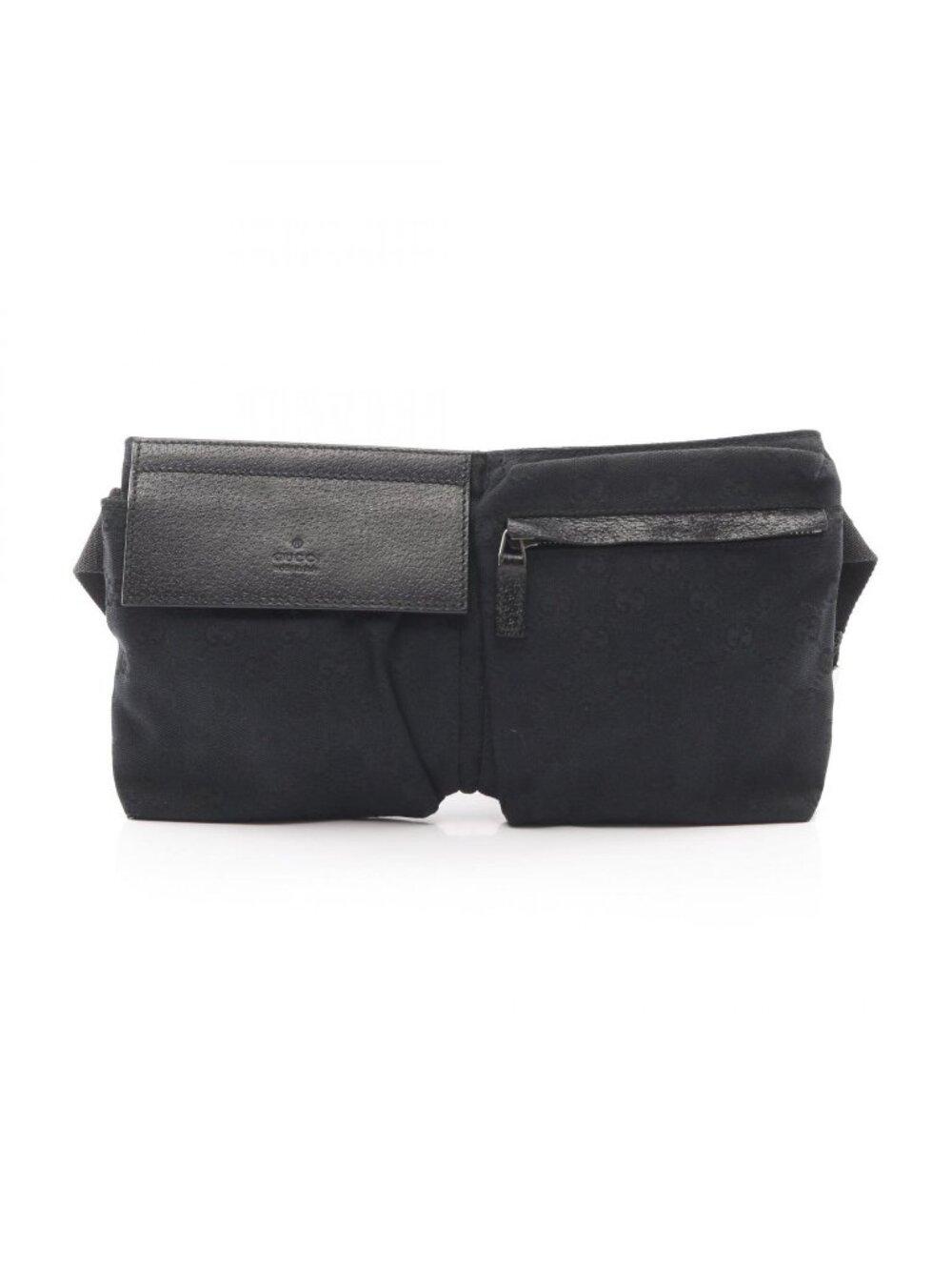 Gucci Waist Bag GG Canvas Black